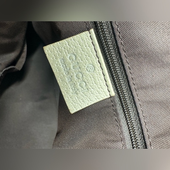 Authentic GUCCI Princy Web Sherry Line Canvas Leather Tote w/COA - Picture 10 of 12